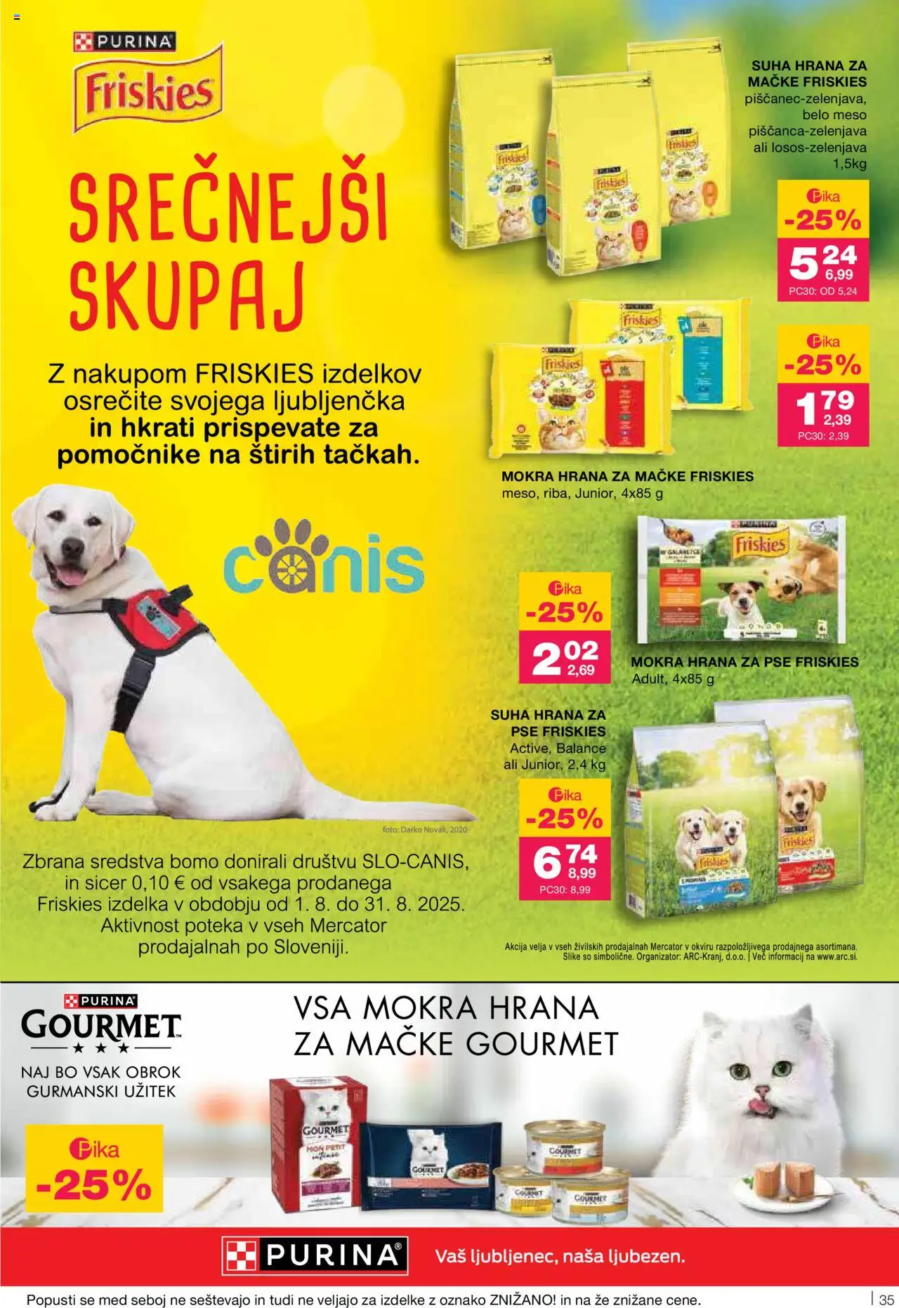 Mercator katalog │ velja od 31.07.2025 | Stran: 37 | Izdelki: Hrana za mačke, Hrana za pse