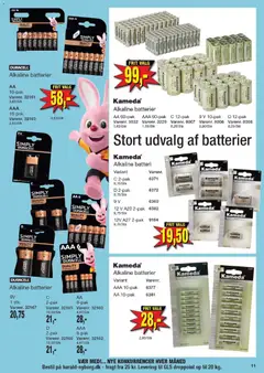 Harald Nyborg - Tilbudsavis gyldig fra 15.01.2026 | Side: 11 | Produkter: Batterier, Batteri