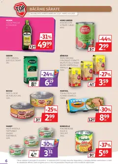 Ofertele Auchan valabile de la 22.10.2025 | Pagină: 6 | Produse: Hacıyatmaz Kedi Oyuncağı, Pate, Ulei, Bant