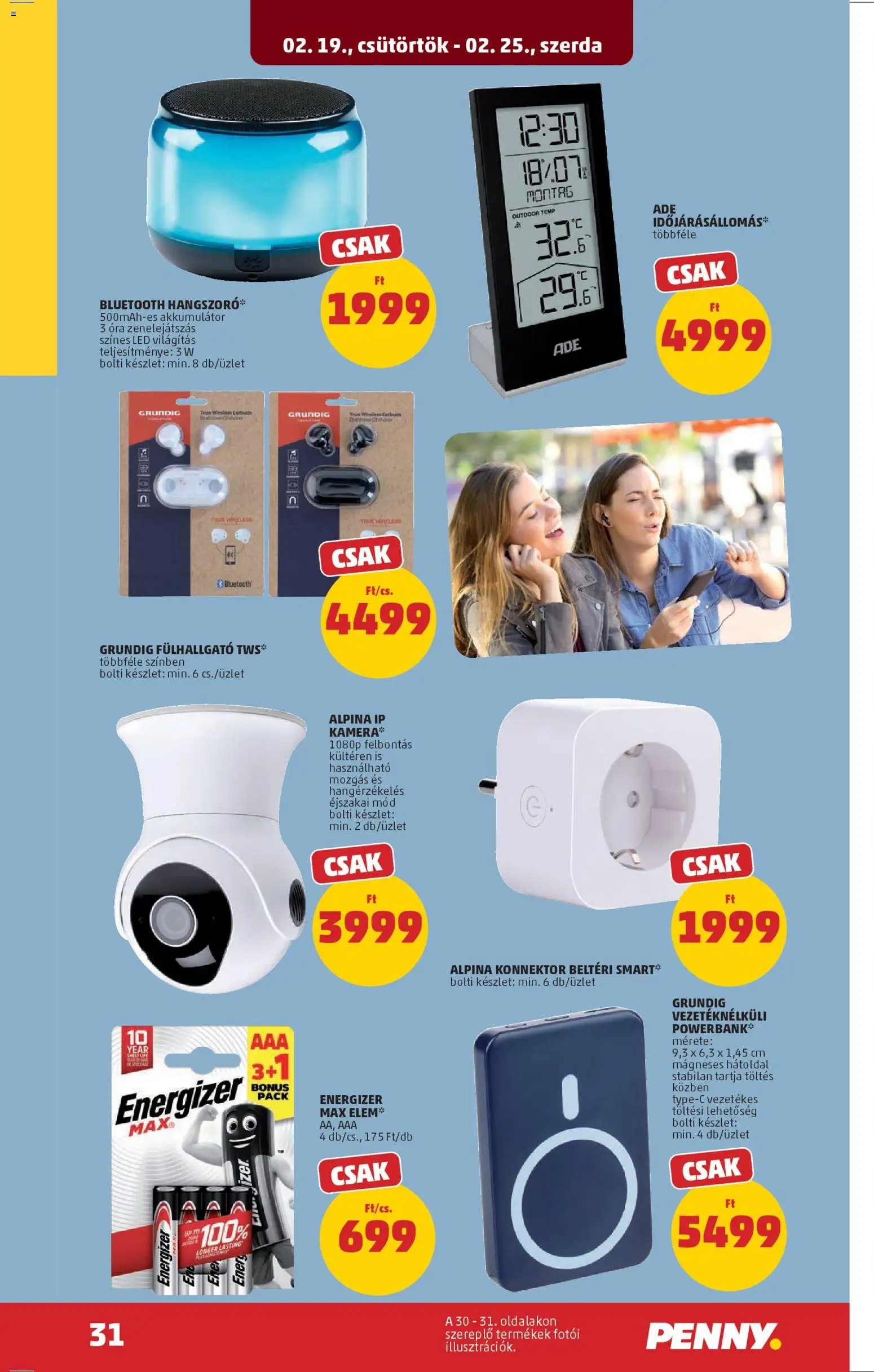 PENNY akciós ujság - amely érvényes a következő dátumtól: 19.02.2026 | Oldal: 35