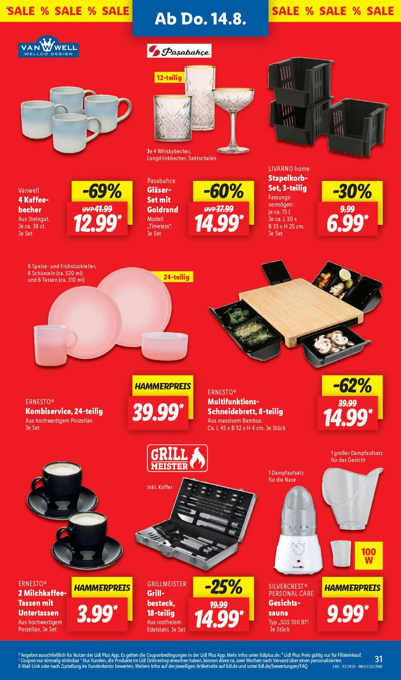 Lidl Prospekt Marne - gültig ab dem 11.08.2025 | Seite: 45 | Produkte: Grill, Kaffee, Koffer