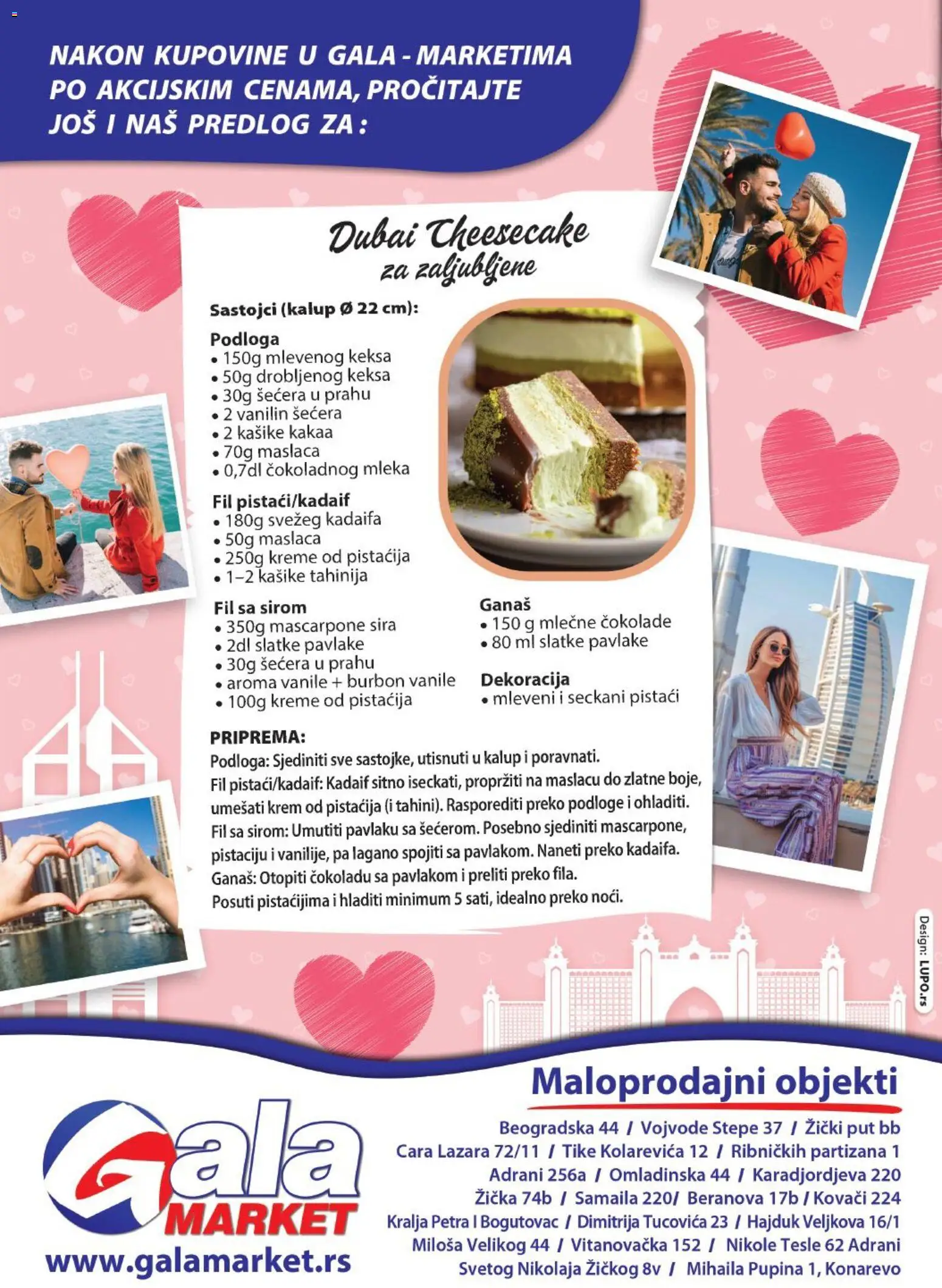 Gala MARKET katalog - važi od 05.02.2026 | Strana: 8 | Proizvode: Burbon, Pistaći, Cheesecake, Mascarpone