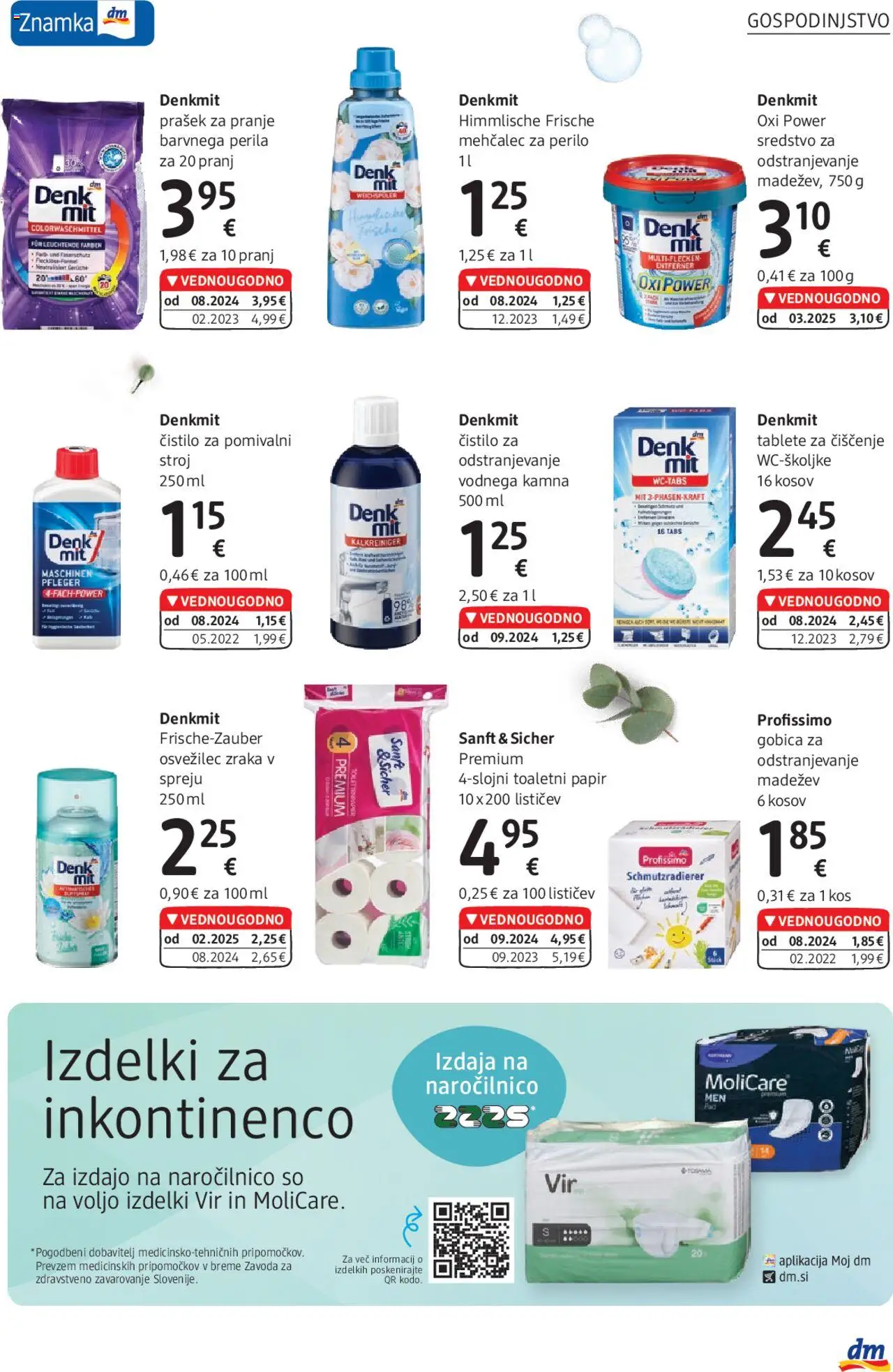 DM Drogerie Markt katalog │ velja od 02.06.2025 | Stran: 29 | Izdelki: Mehčalec, Toaletni papir, Kos, Gobica