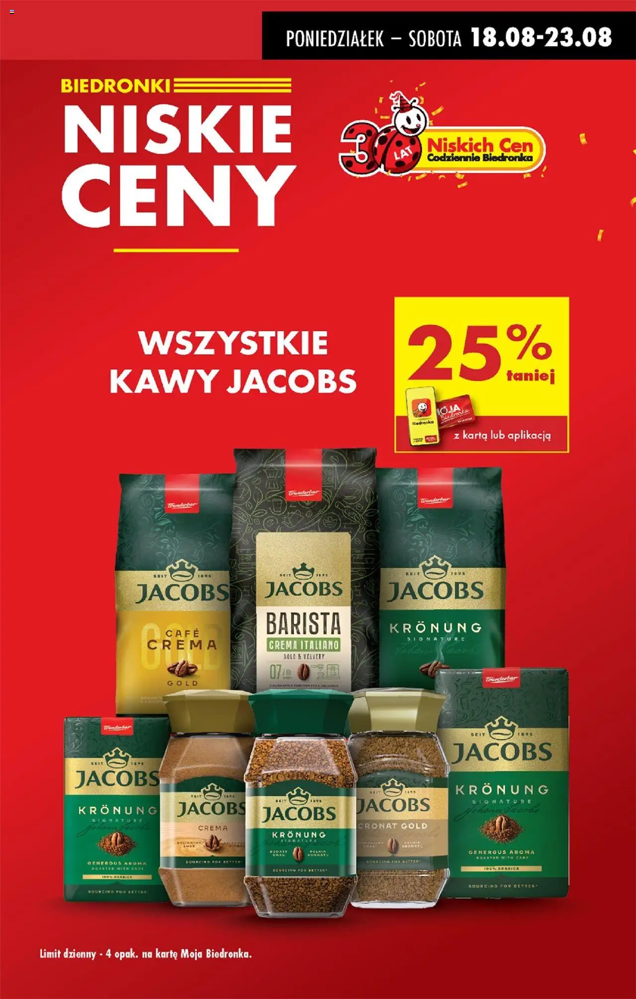 Biedronka gazetka od 18.08.2025 | Strona: 5 | Produkty: Karta, Kawa