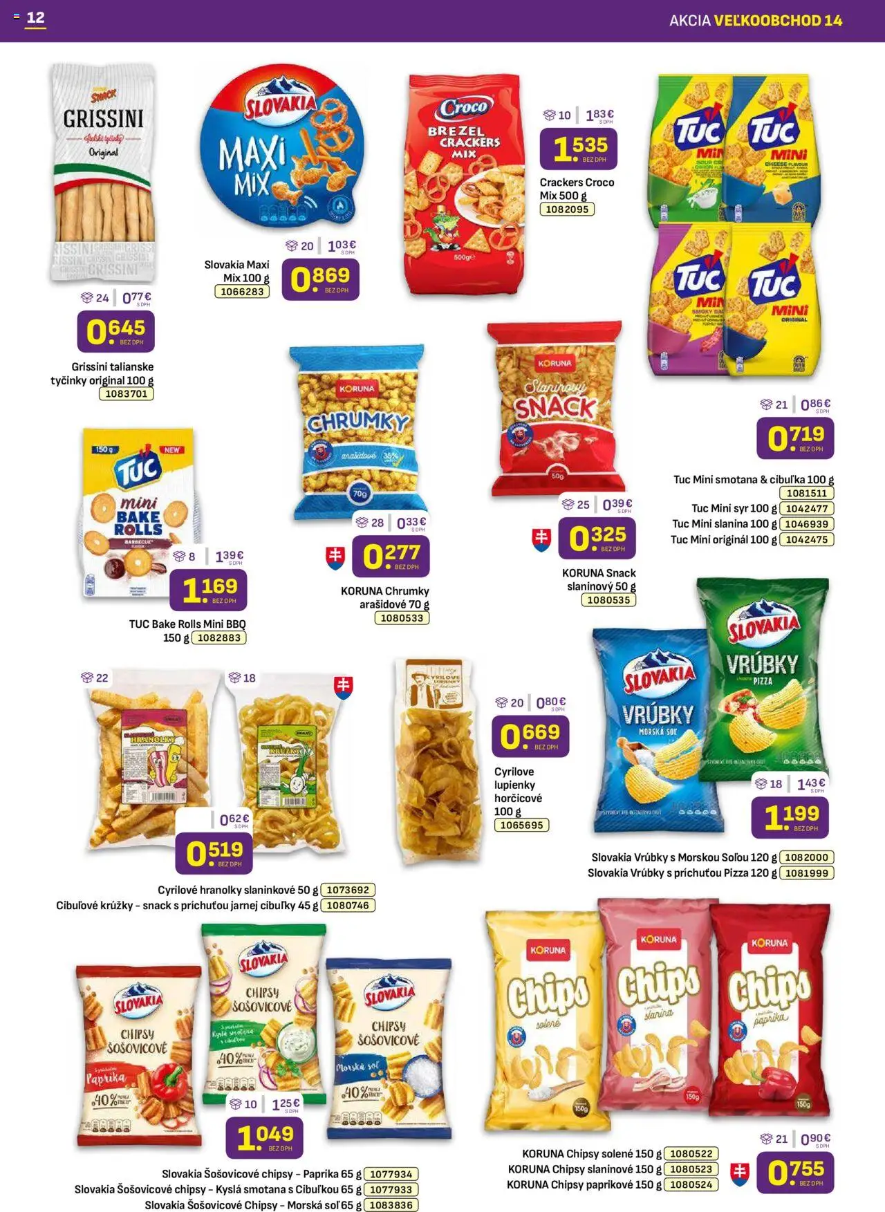 Libex leták │ platný od 14.07.2025 | Strana: 12 | Produkty: Paprika, Syr, Chipsy, Soľ