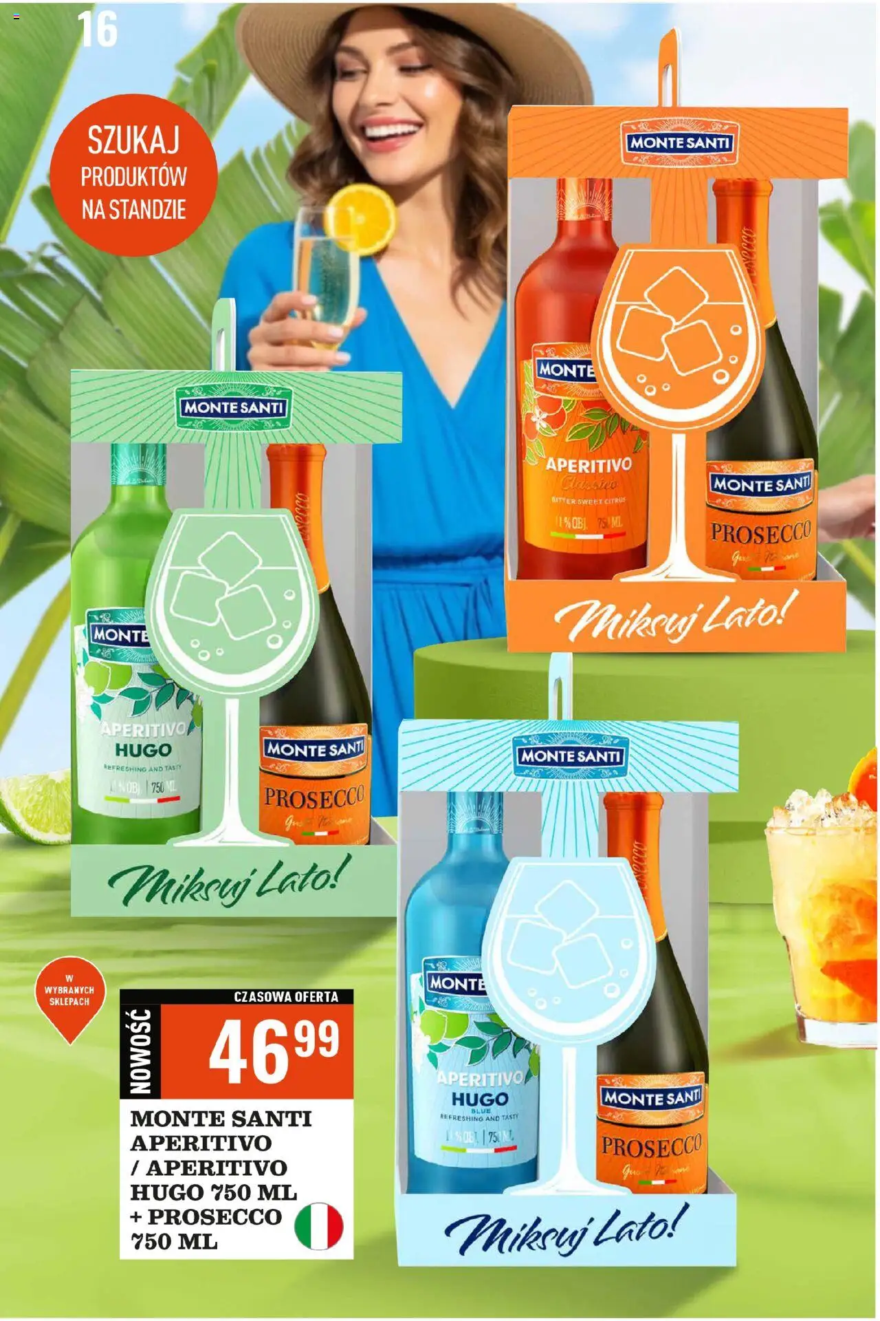 Biedronka gazetka - Czas na toast od 28.07.2025 | Strona: 18 | Produkty: Monte Santi, Prosecco
