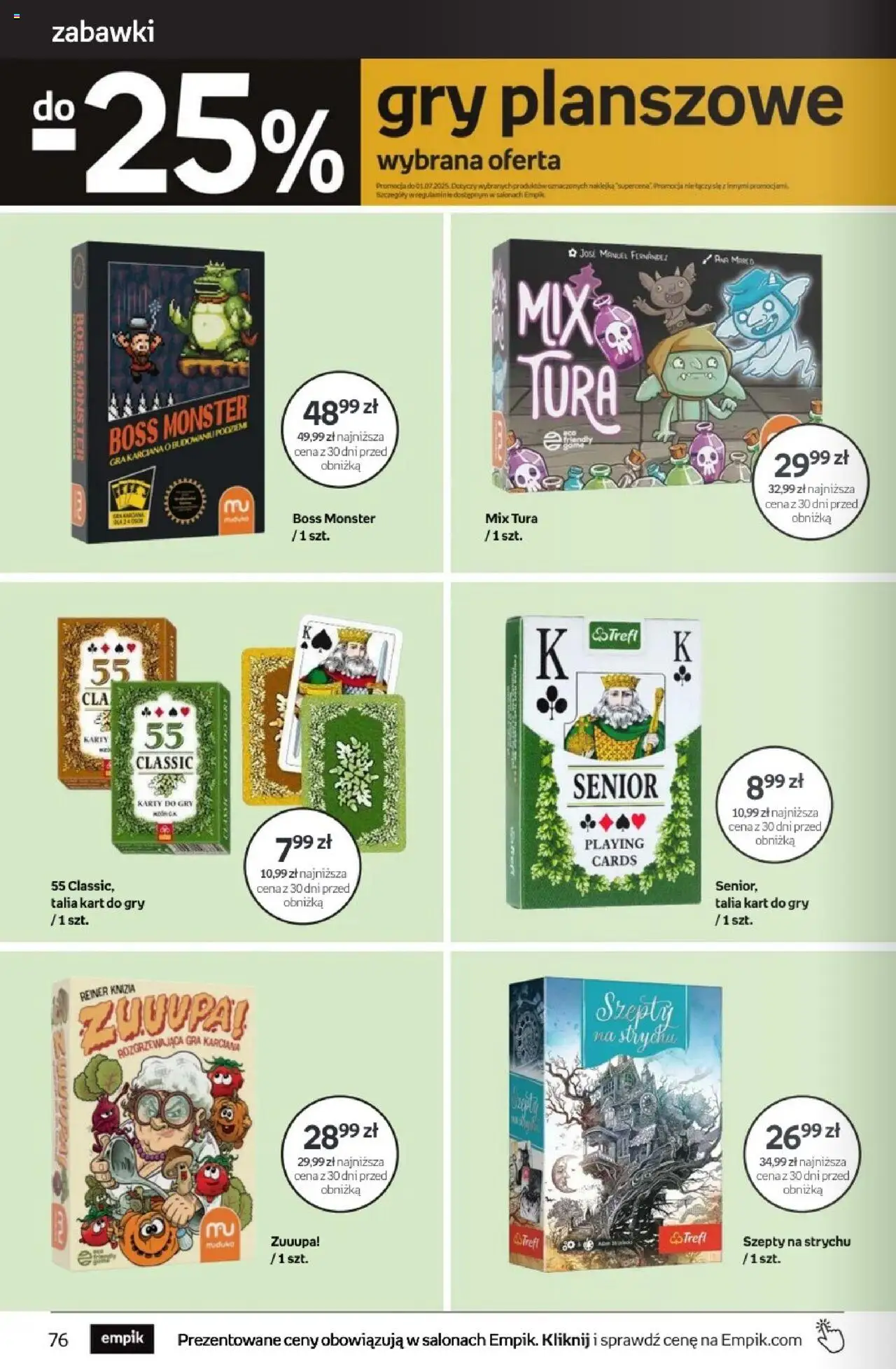 Empik promocje od 18.06.2025 | Strona: 76 | Produkty: Gra, Gry