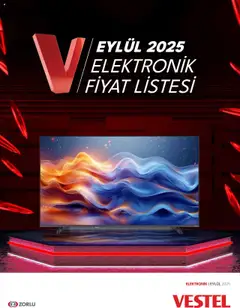 03.09.2025 tarihinden itibaren geçerli olan Vestel kataloğu önizlemesi