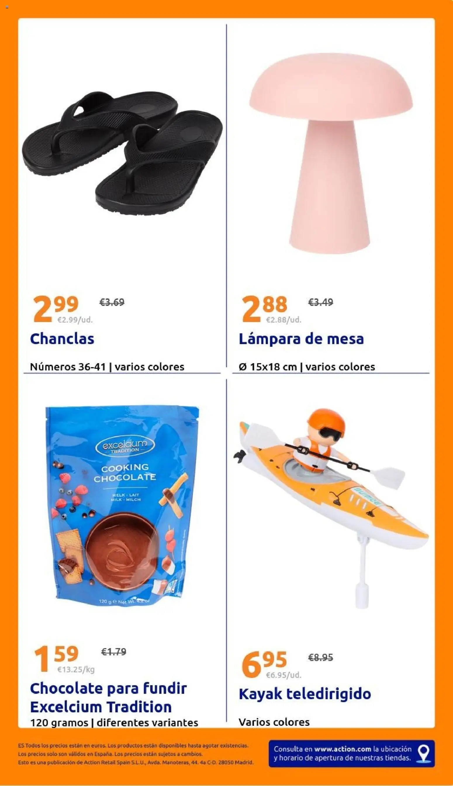 Action folleto │ válido desde el 22.04.2026 | Página: 31 | Productos: Chocolate, Mesa, Lámpara