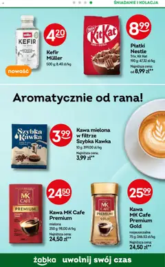 Żabka Gazetka od 30.07.2025 | Strona: 75 | Produkty: Kefir, Kawa, Płatki