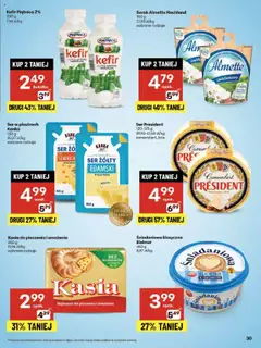 Delikatesy Centrum Gazetka od 31.07.2025 | Strona: 30 | Produkty: Ser żółty, Kefir, Serek, Camembert