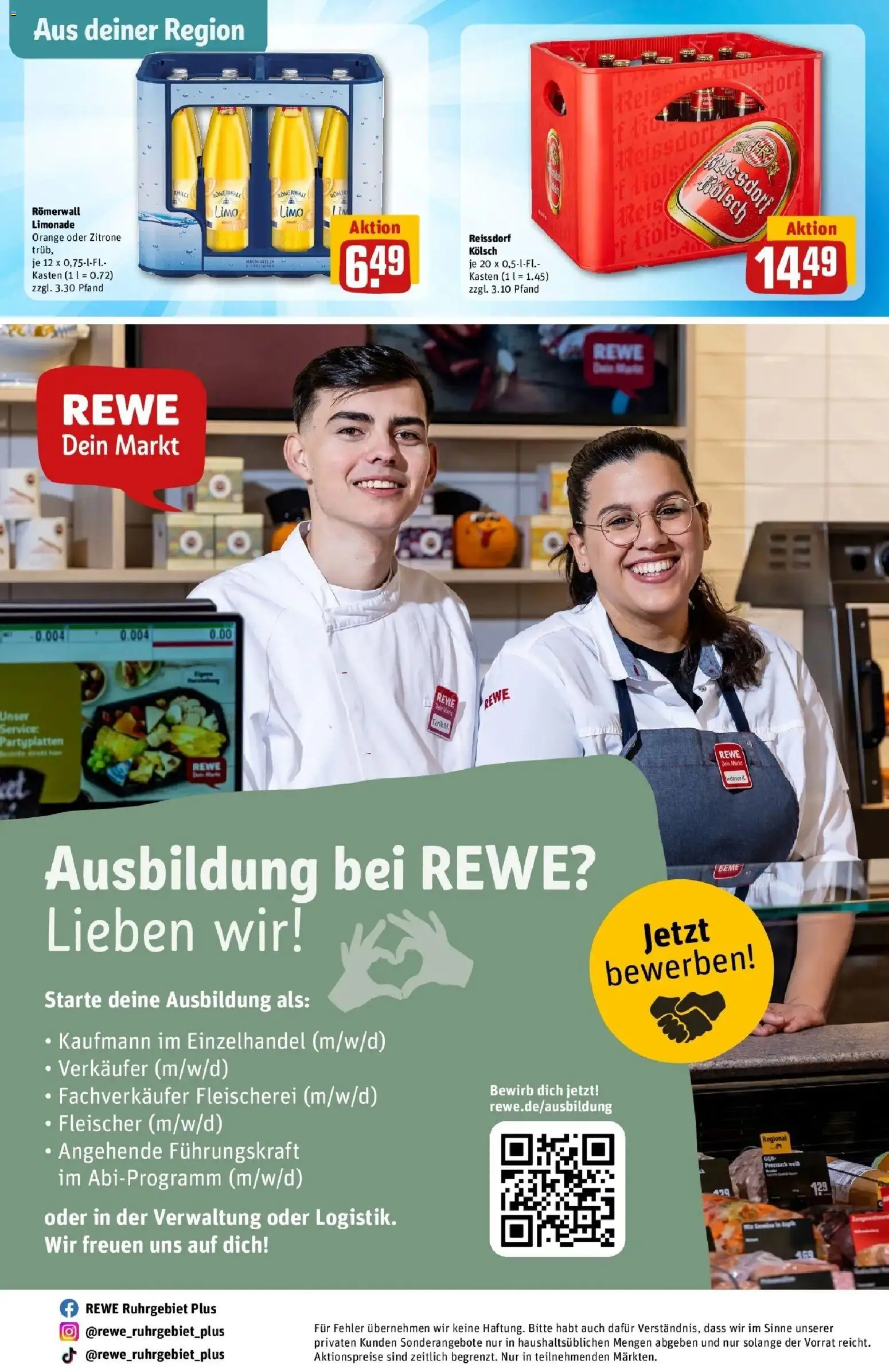 Rewe Prospekt Haan	 – gültig ab 30.03.2026 | Seite: 34 | Produkte: Limonade, Zitrone