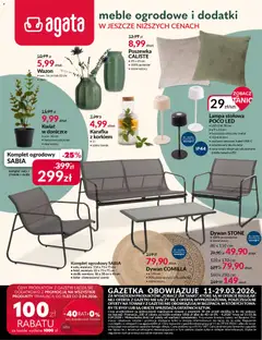 Pogląd oferty "Salony Agata gazetka" - ważna od 11.03.2026