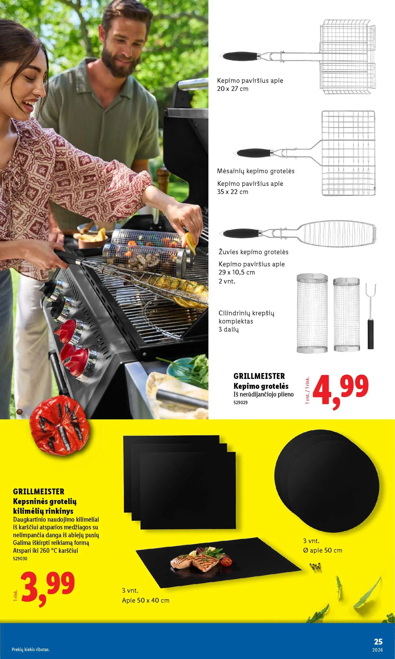 LIDL akcijos nuo 06.04.2026 | Puslapis: 25 | Prekių: Grotelės
