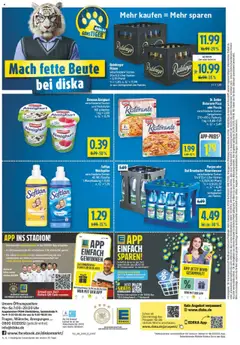 Diska Prospekt 	 – gültig ab 15.09.2025 | Seite: 12 | Produkte: Ehrmann almighurt, Bad, Pizza, Uhr