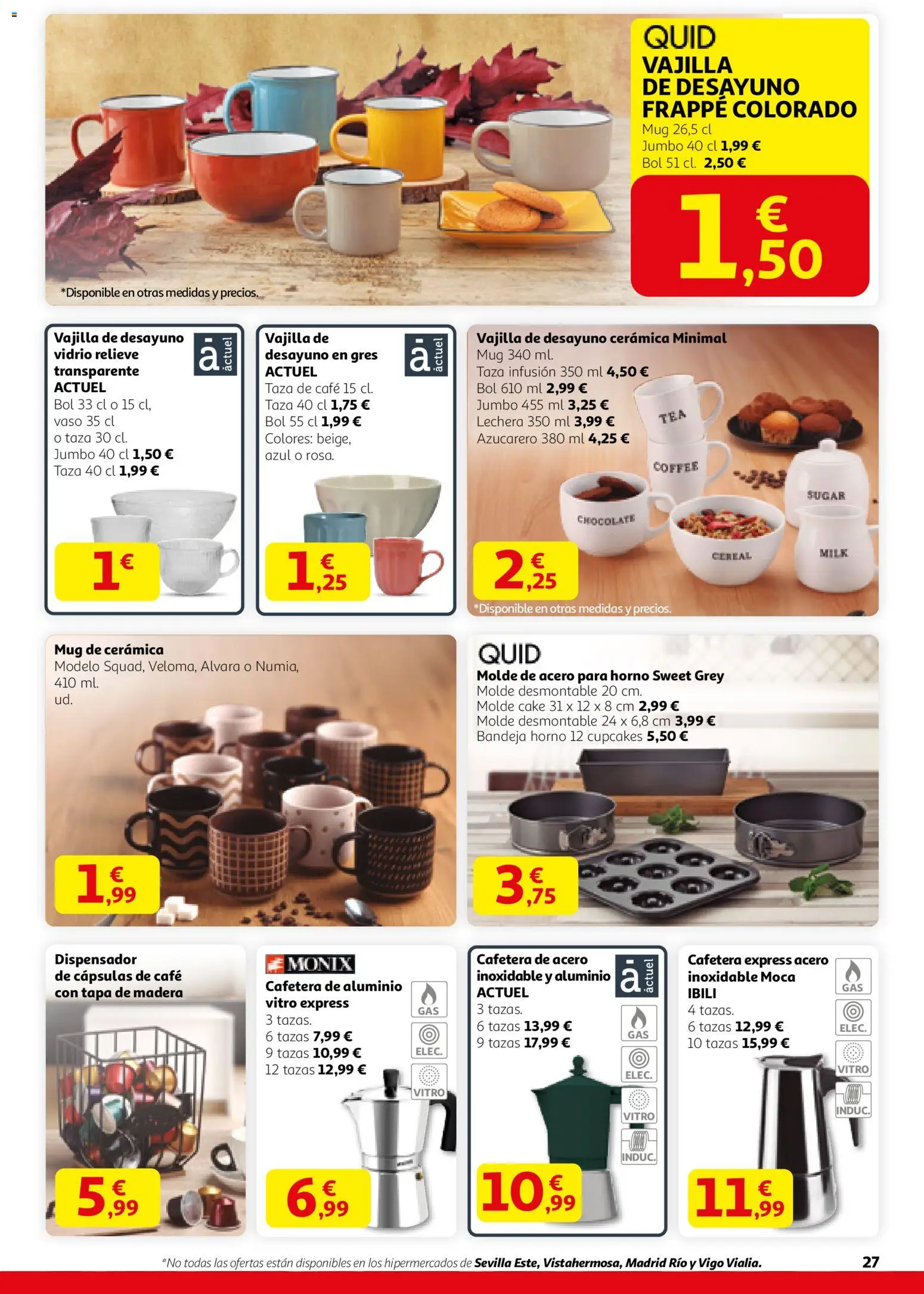 Alcampo - HG Catalán  │ válido desde el 12.02.2026 | Página: 27 | Productos: Chocolate, Dispensador, Βρεφικό κρεβάτι, Cafetera