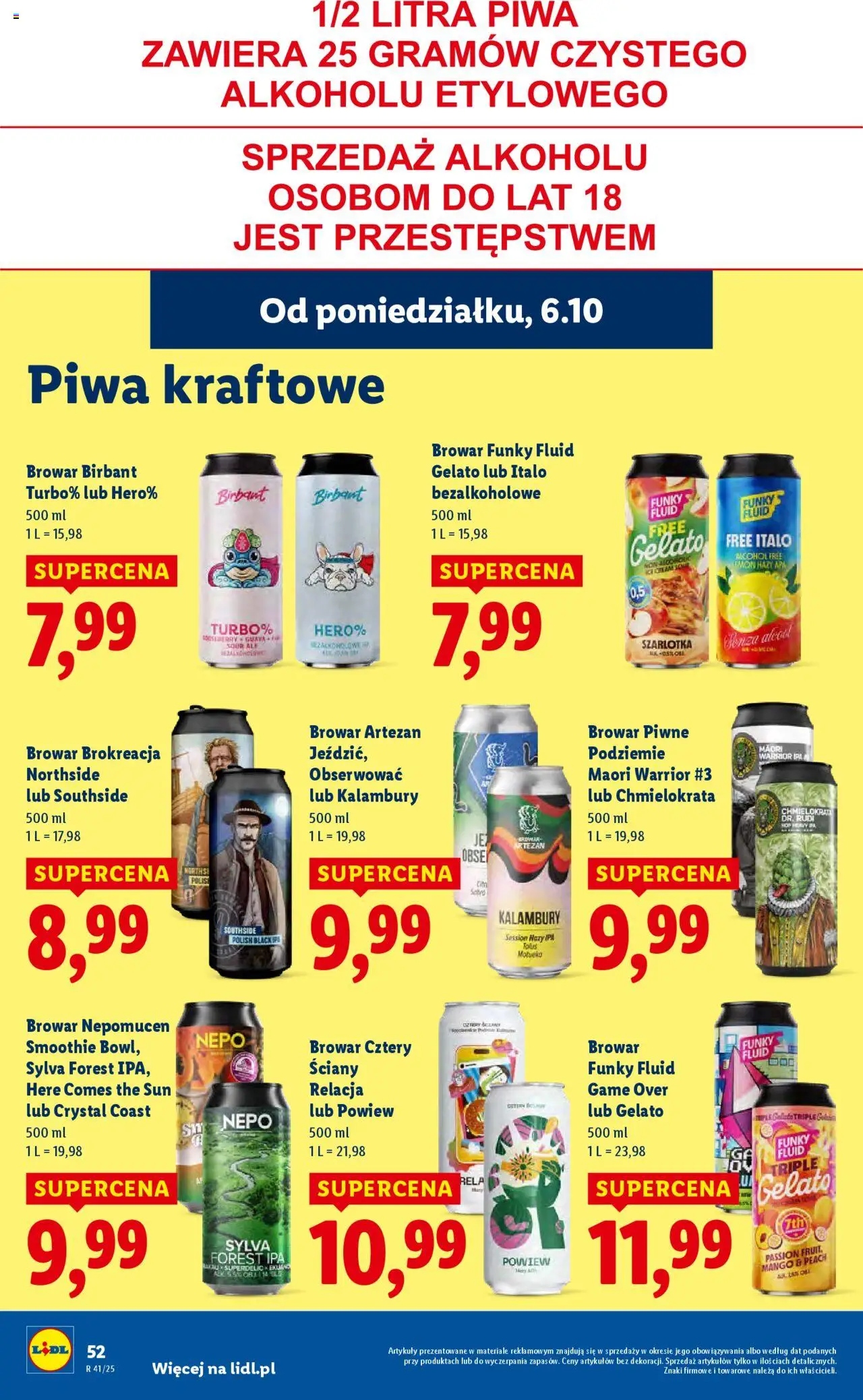 Lidl Gazetka od 06.10.2025 | Strona: 54 | Produkty: Mango, Smoothie