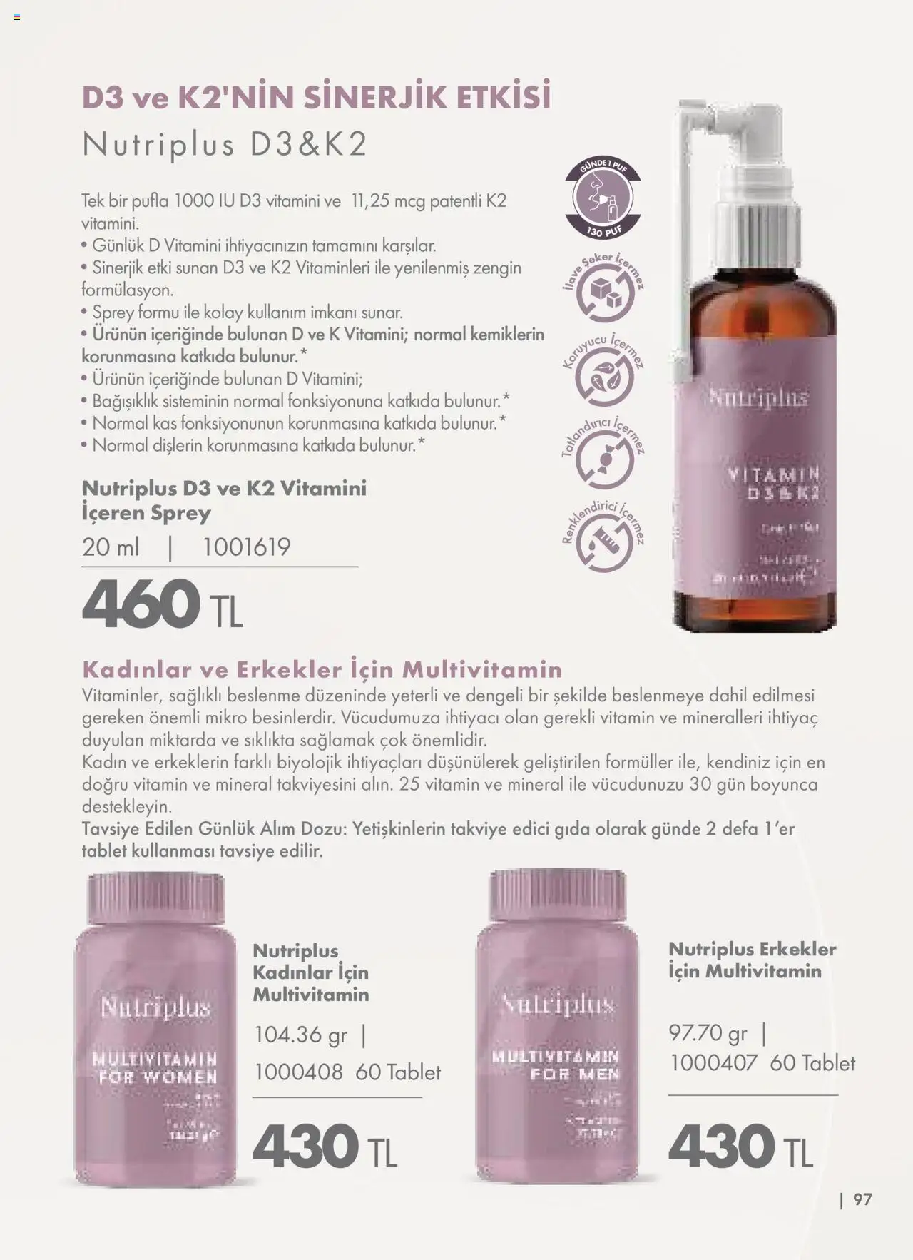 Farmasi Katalog - 01.06.2025 tarihinden itibaren geçerlidir | Sayfa: 97 | Ürünler: Tablet, Tatlandırıcı