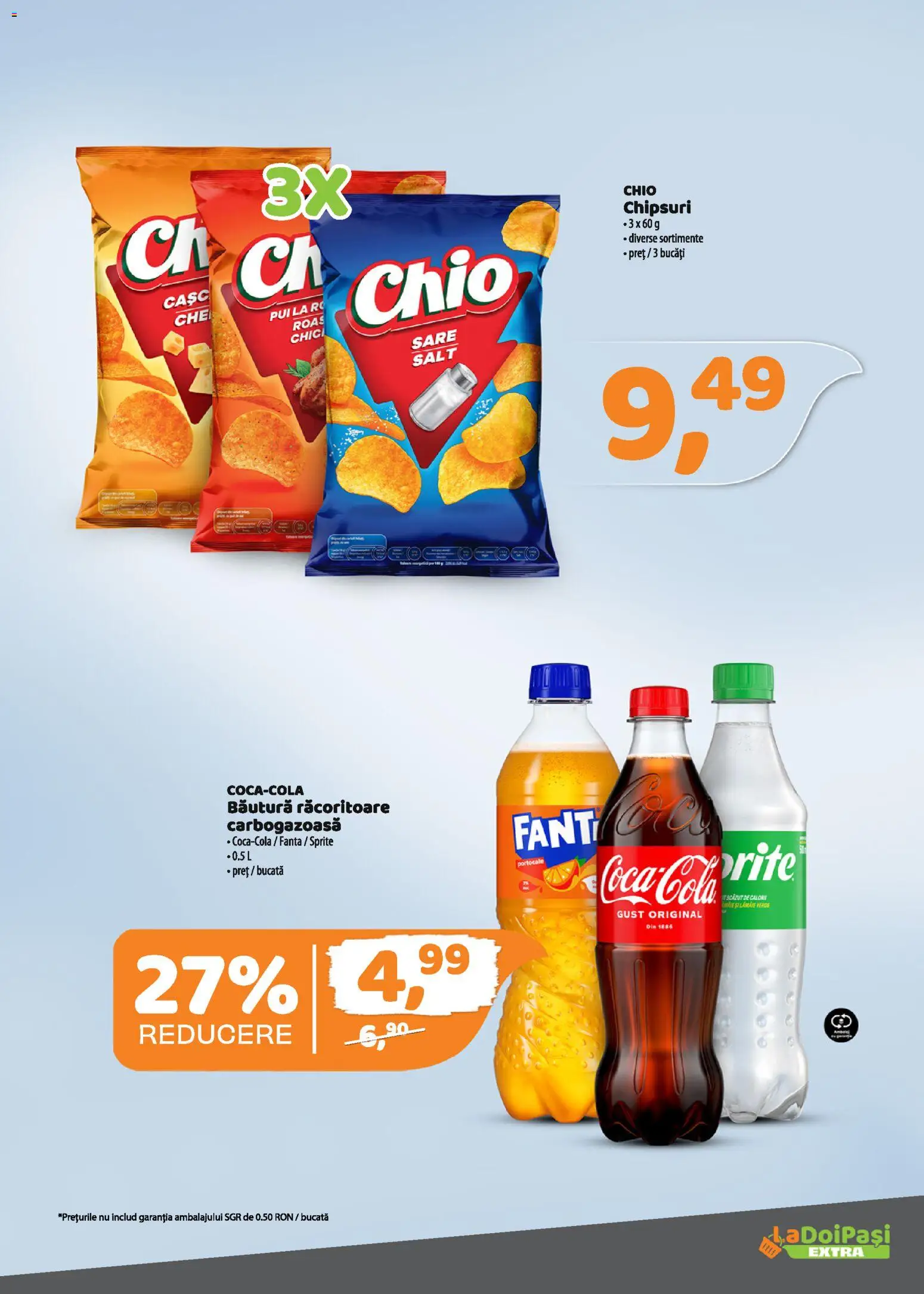 Noul catalog LaDoiPași – valabil de la 01.03.2026 | Pagină: 8 | Produse: Hacıyatmaz Kedi Oyuncağı, Portocale, Chipsuri, Sare