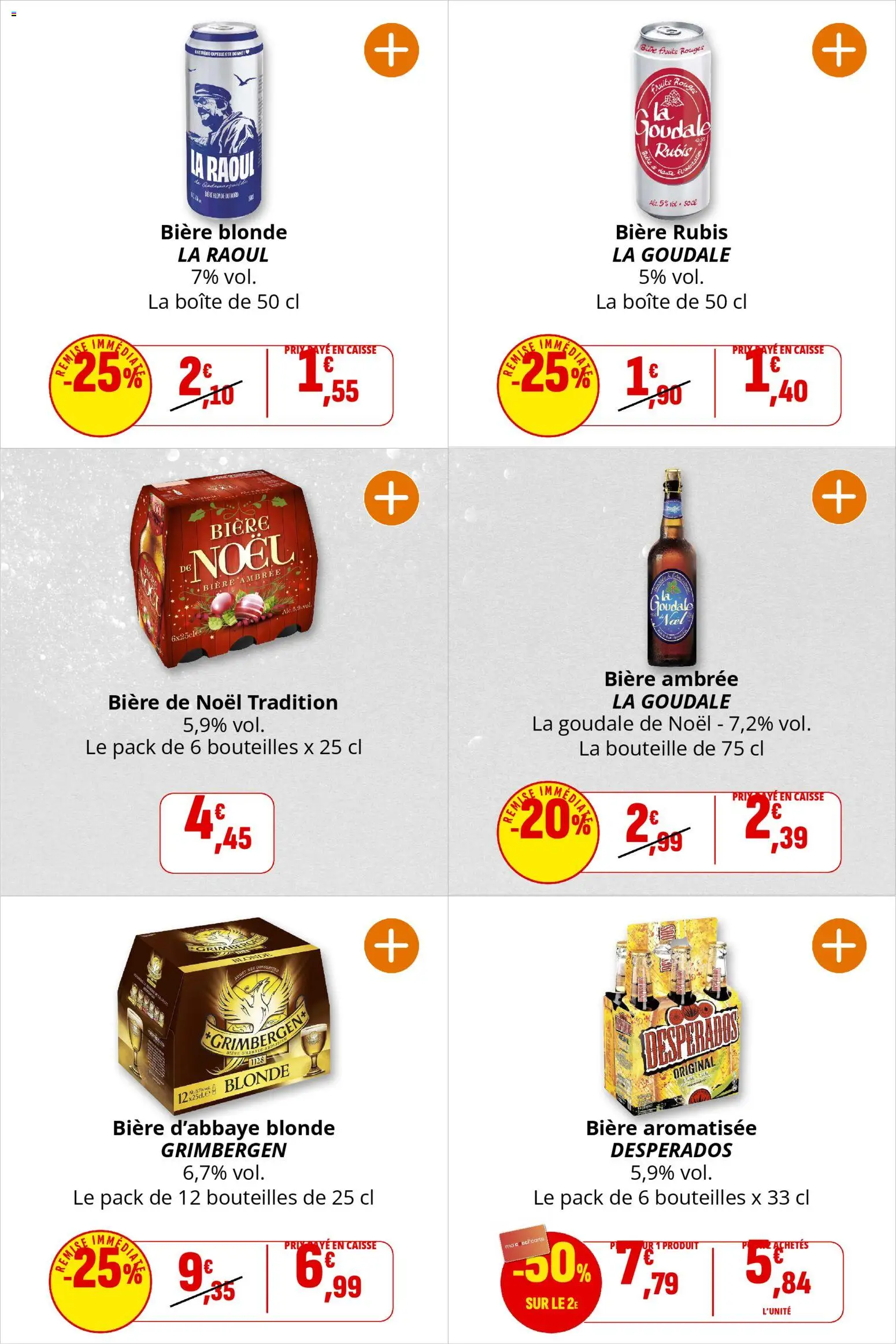 {H1} | Page: 37 | Produits: Desperados, Goudale, Bière blonde, Bière