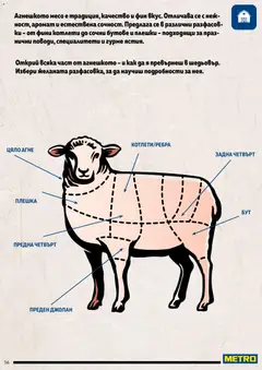 Преглед на METRO брошура - Месото - Офертите са валидни от 19.02.2026 | Страница: 56 | Продукти: Аромат