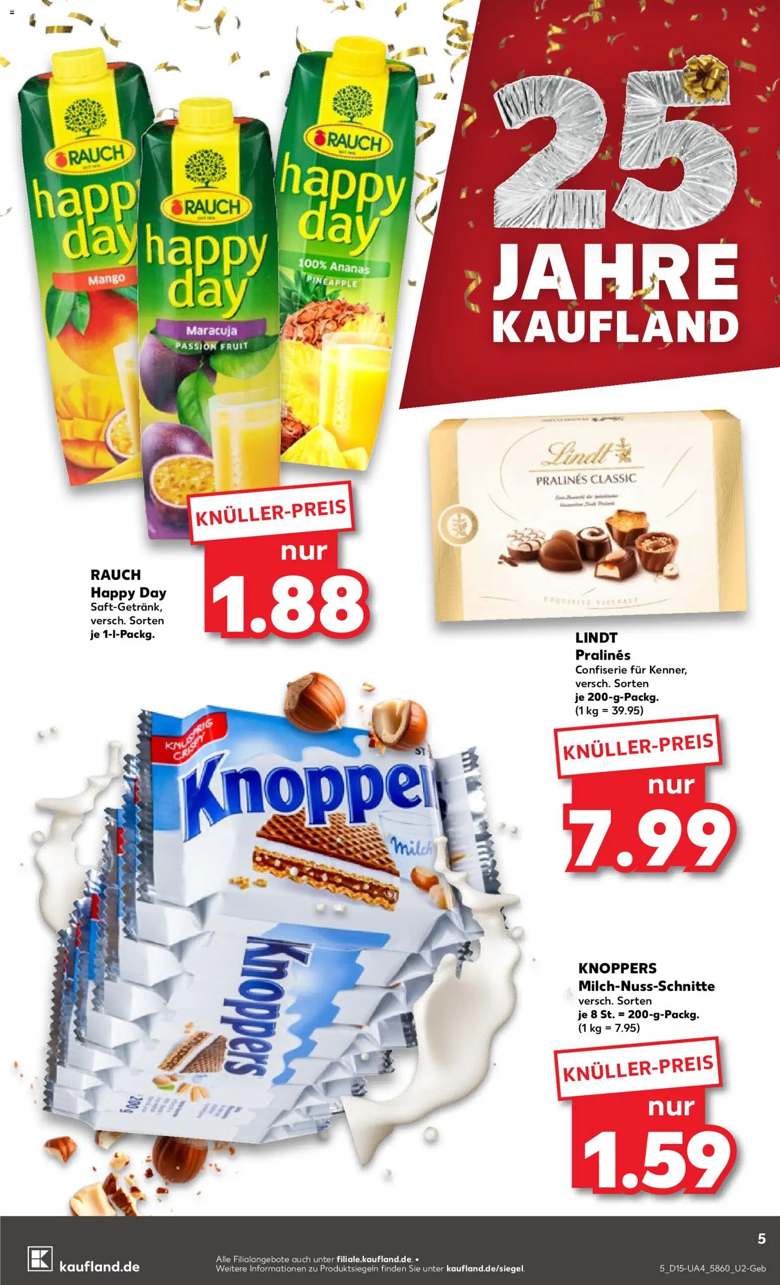 Kaufland Prospekt Stuttgart	 – gültig ab 09.04.2026 | Seite: 5 | Produkte: Milch, Mango, Knoppers, Lindt