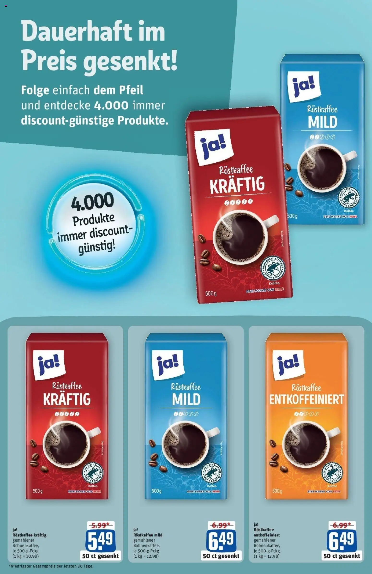 Rewe prospekt Bergneustadt	 – gültig ab 26.10.2025 | Seite: 2 | Produkte: Kaffee