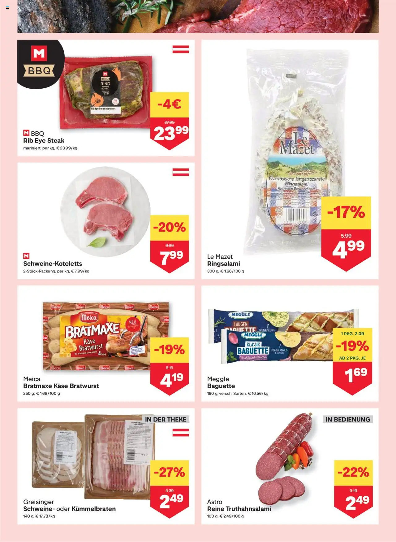 MPREIS Hohenems gültig ab 11.09.2025 | Seite: 6 | Produkte: Jääkaappipakastin, Käse, Schweinefleisch