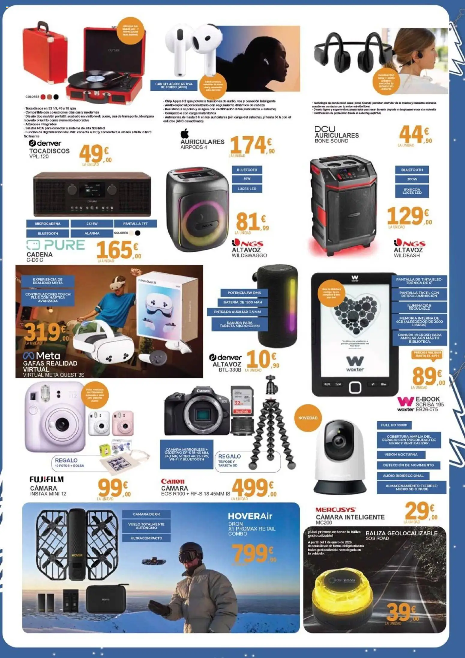 E.Leclerc folleto │ válido desde el 01.12.2025 | Página: 11 | Productos: Altavoces, Cámara, Altavoz, Toner