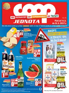 COOP Jednota leták - náhľad platný od 14.08.2025