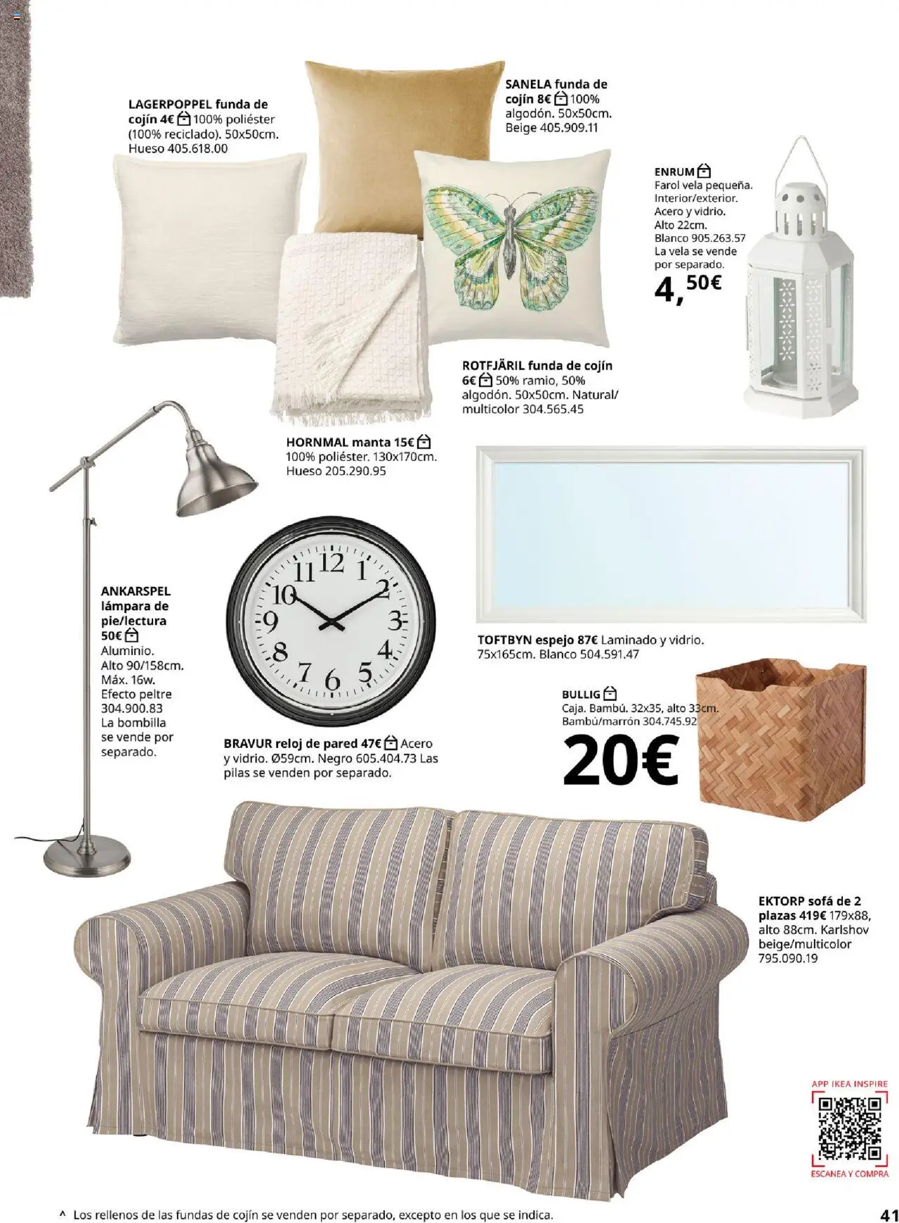 Catálogo IKEA Salones │ válido desde el 17.02.2025 | Página: 41 | Productos: Reloj, Vela, Bombilla, Lámpara