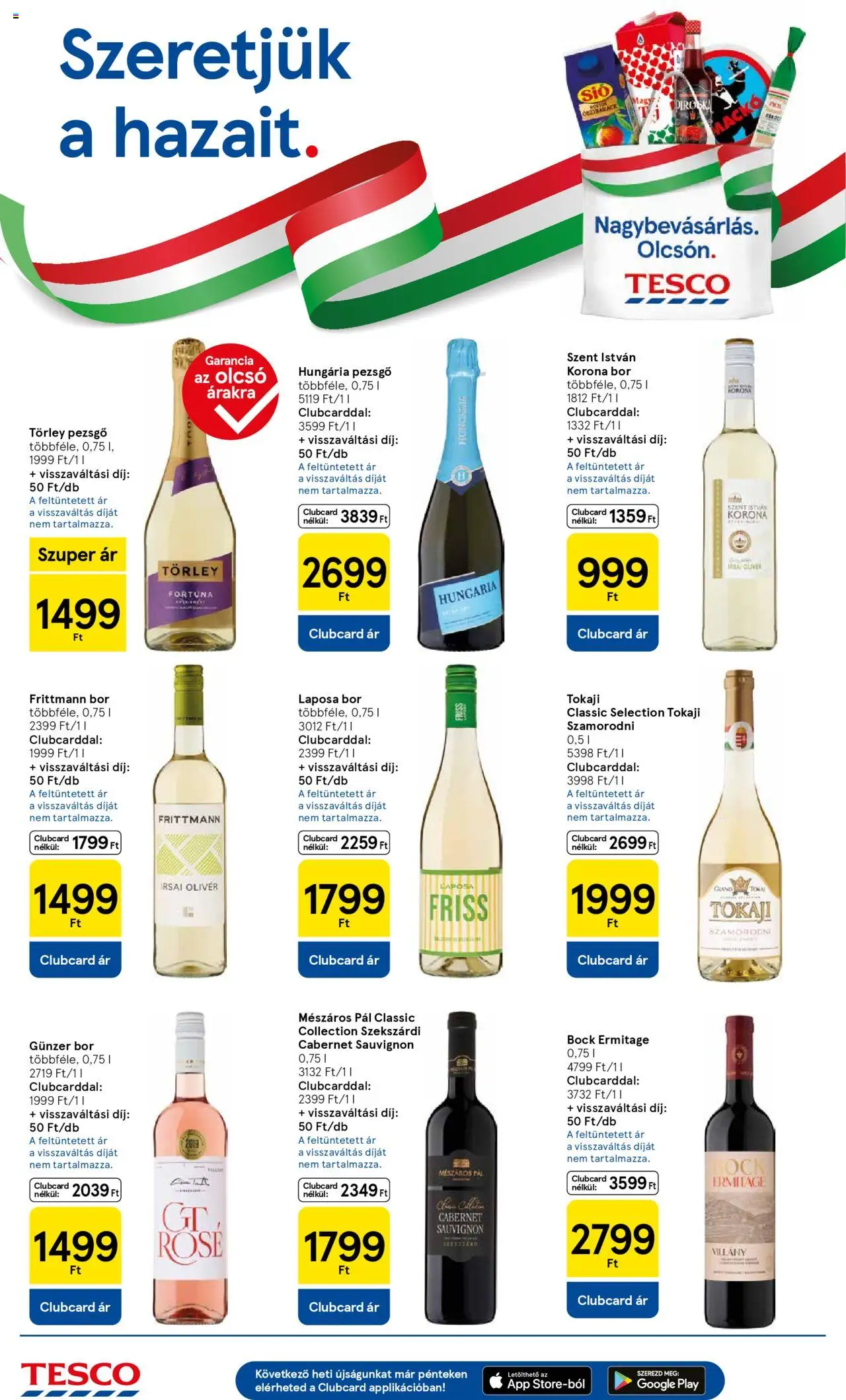 Tesco akciós ujság - amely érvényes a következő dátumtól: 14.08.2025 | Oldal: 10 | Termékek: Őszibarack, Törley pezsgő, Pezsgő, Bor