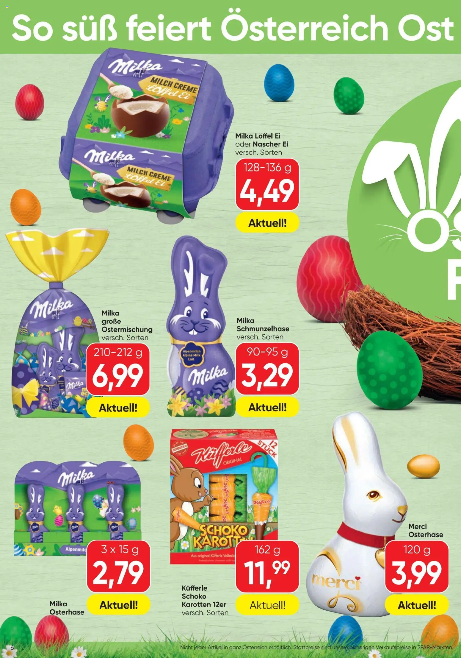 Spar - Flugblatt gültig ab 12.03.2026 | Seite: 6 | Produkte: Milch, Creme