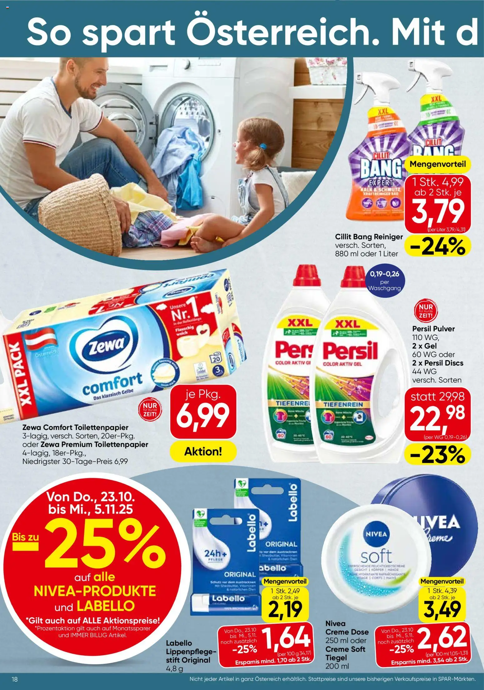Spar Flugblatt - Burgenland gültig ab 23.10.2025 | Seite: 18 | Produkte: Creme