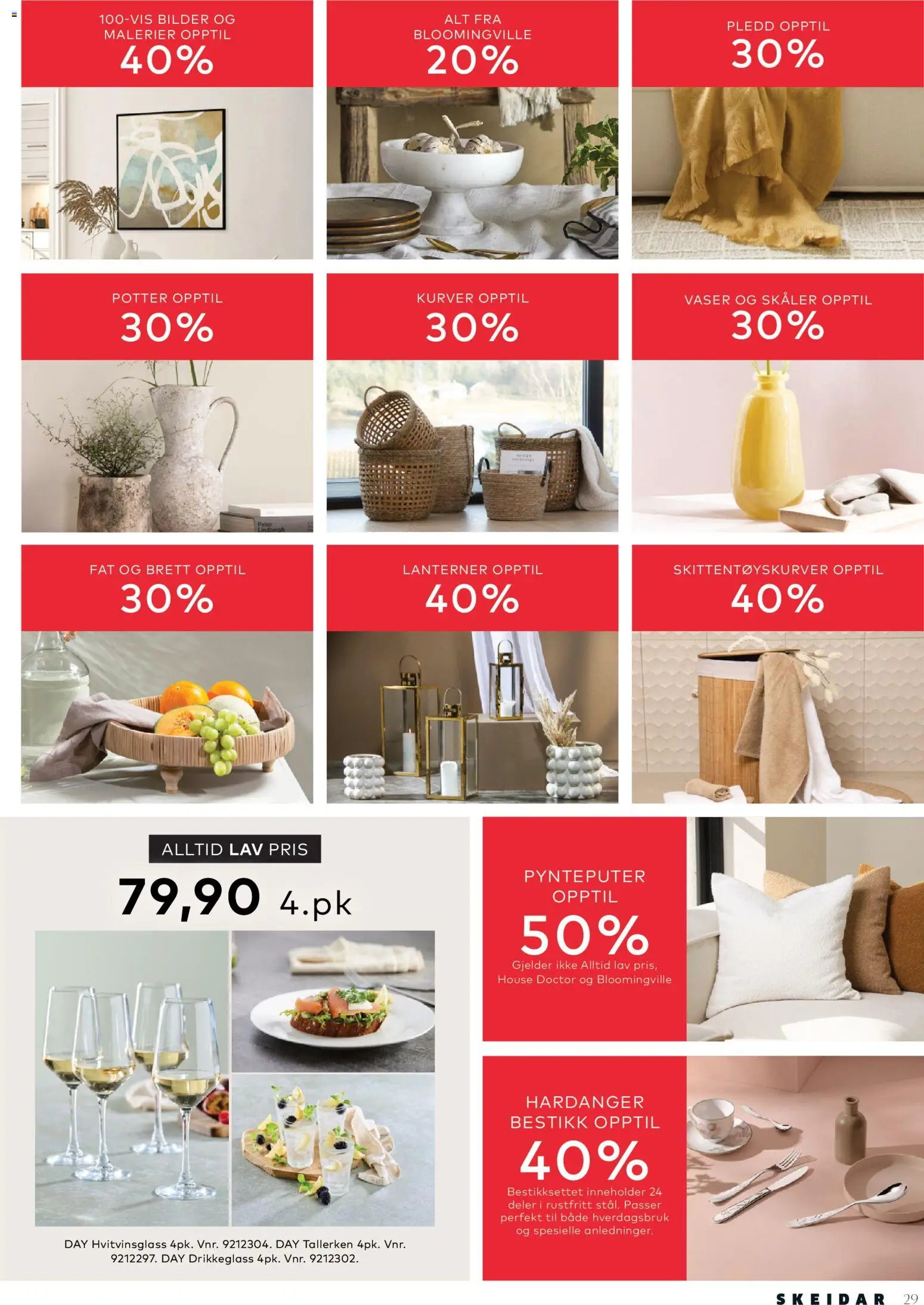 {H1} | Side: 29 | Produkter: Pledd