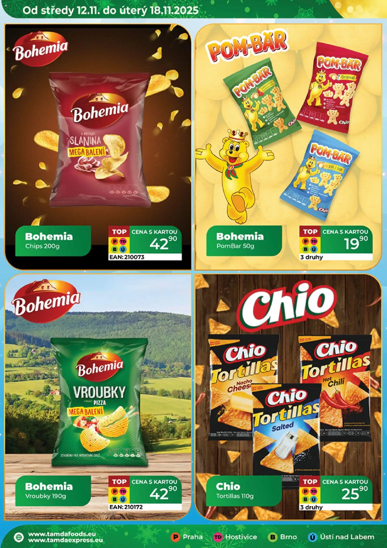 Tamda Foods leták od 12.11.2025 | Strana: 14 | Produkty: Pizza, Slanina