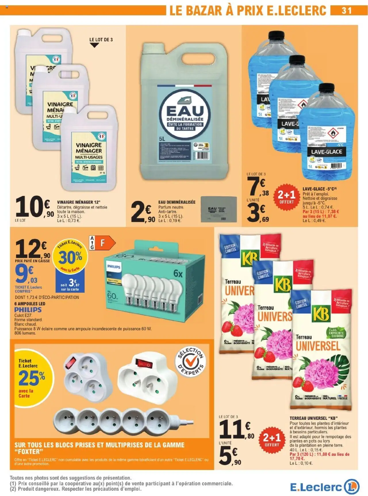  | Page: 31 | Produits: Plantes, Terreau, Prises, Vinaigre
