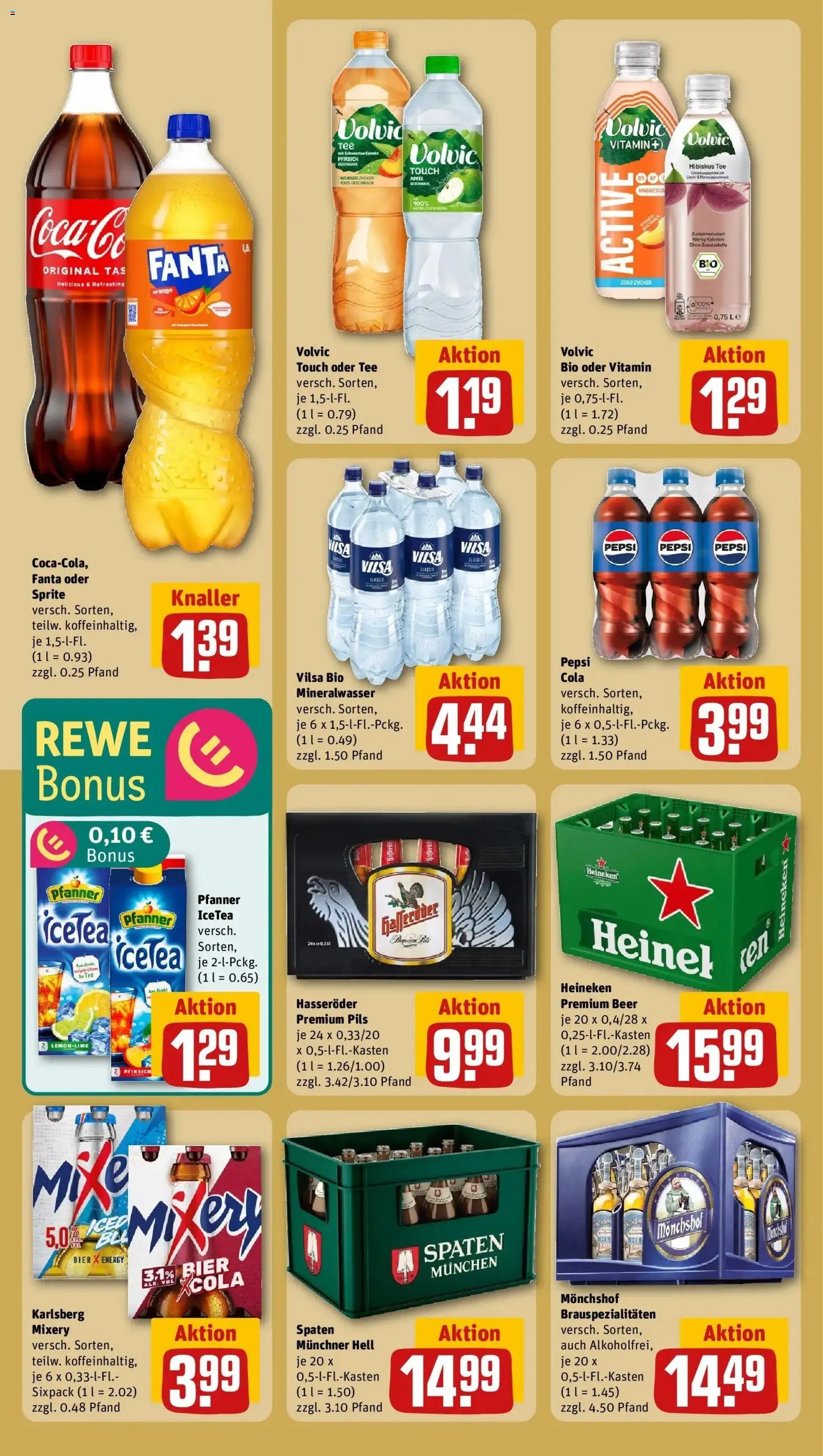 Rewe prospekt Bremen / Vahr	 – gültig ab 09.02.2026 | Seite: 20 | Produkte: Energy, Volvic touch, Mineralwasser, Zucker