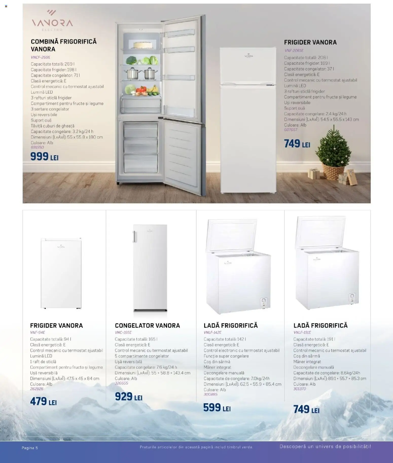 Noul catalog Selgros – valabil de la 06.12.2025 | Pagină: 6 | Produse: Tavuk suyu, Frigider, Coș, Legume