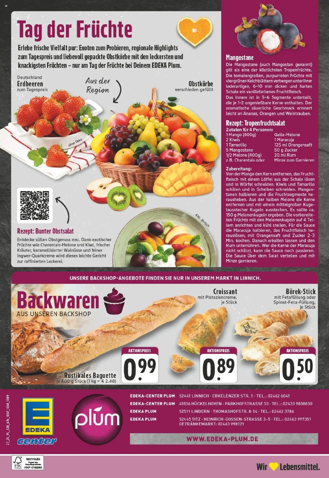 Edeka prospekt Titz	 - gültig ab dem 29.06.2025 | Seite: 28 | Produkte: Rum, Baguette, Orangen, Zucker