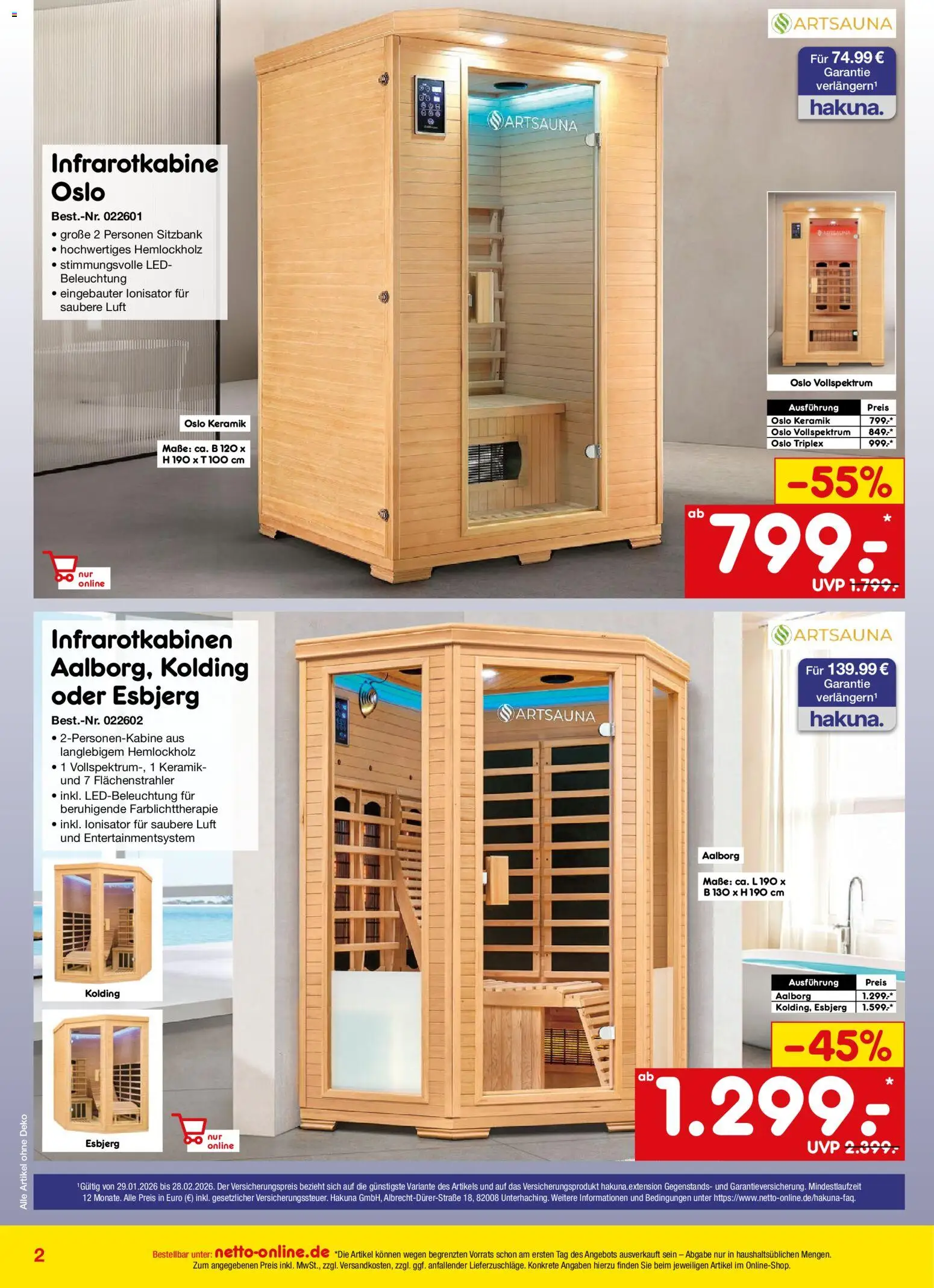 Netto Marken-Discount Online-Angebote Februar – gültig ab 01.02.2026 | Seite: 2 | Produkte: Sitzbank