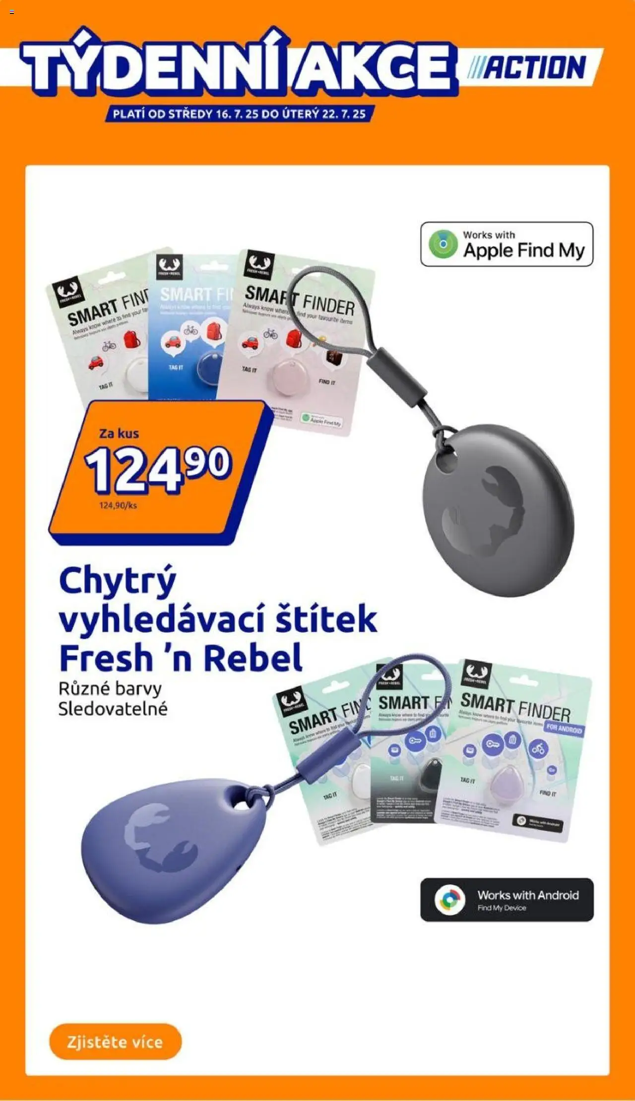 Action leták od 16.07.2025 | Strana: 1 | Produkty: Apple, Tác, Barvy