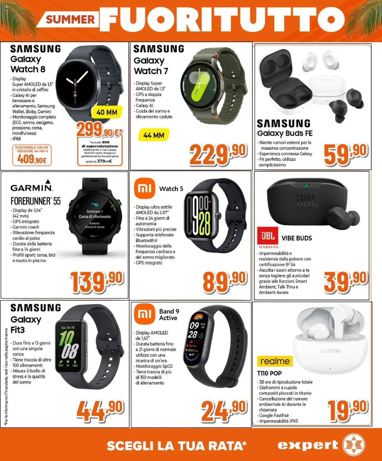 Volantino Expert del 31.07.2025 | Pagina: 16 | Prodotti: Samsung Galaxy, Piscina, Batteria, Samsung