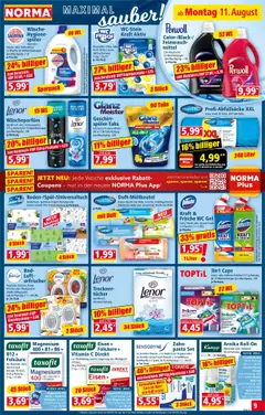Norma Prospekt 	 - gültig ab dem 11.08.2025 | Seite: 9 | Produkte: Geschirrspüler, Bad, Perwoll, Grapefruit