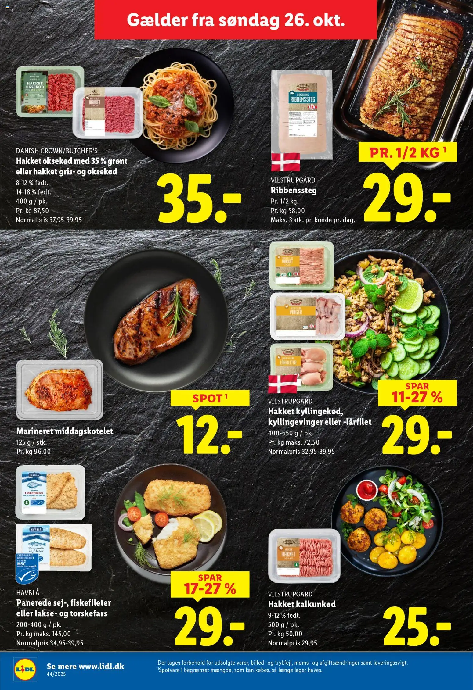Lidl tilbudsavis – gyldig fra 26.10.2025 | Side: 3 | Produkter: Oksekød, Søm