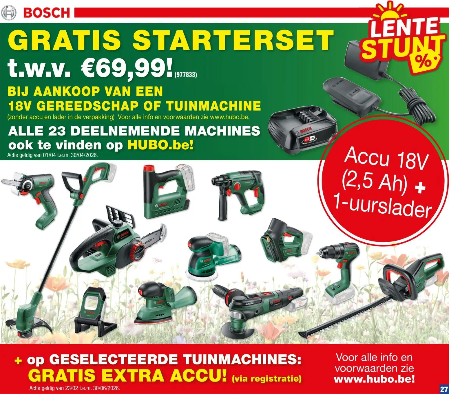 Nieuwe » Hubo folder van 01/04/2026 🤩  « is er! Ontdek geweldige aanbiedingen en bespaar. | Belgium