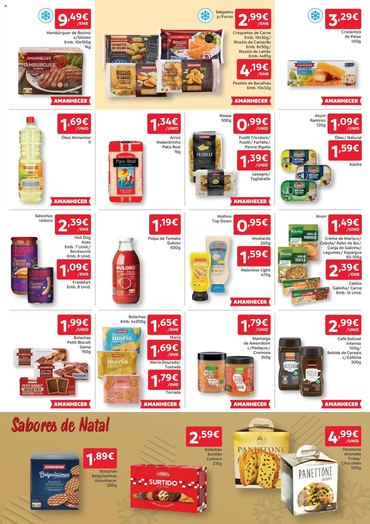 Amanhecer folheto │ válido de 04.12.2025 | Página: 3 | Produtos: Top, Bolachas, Óleo, Cereais