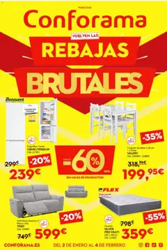 Vista previa Conforama folleto válido desde el 02.01.2026