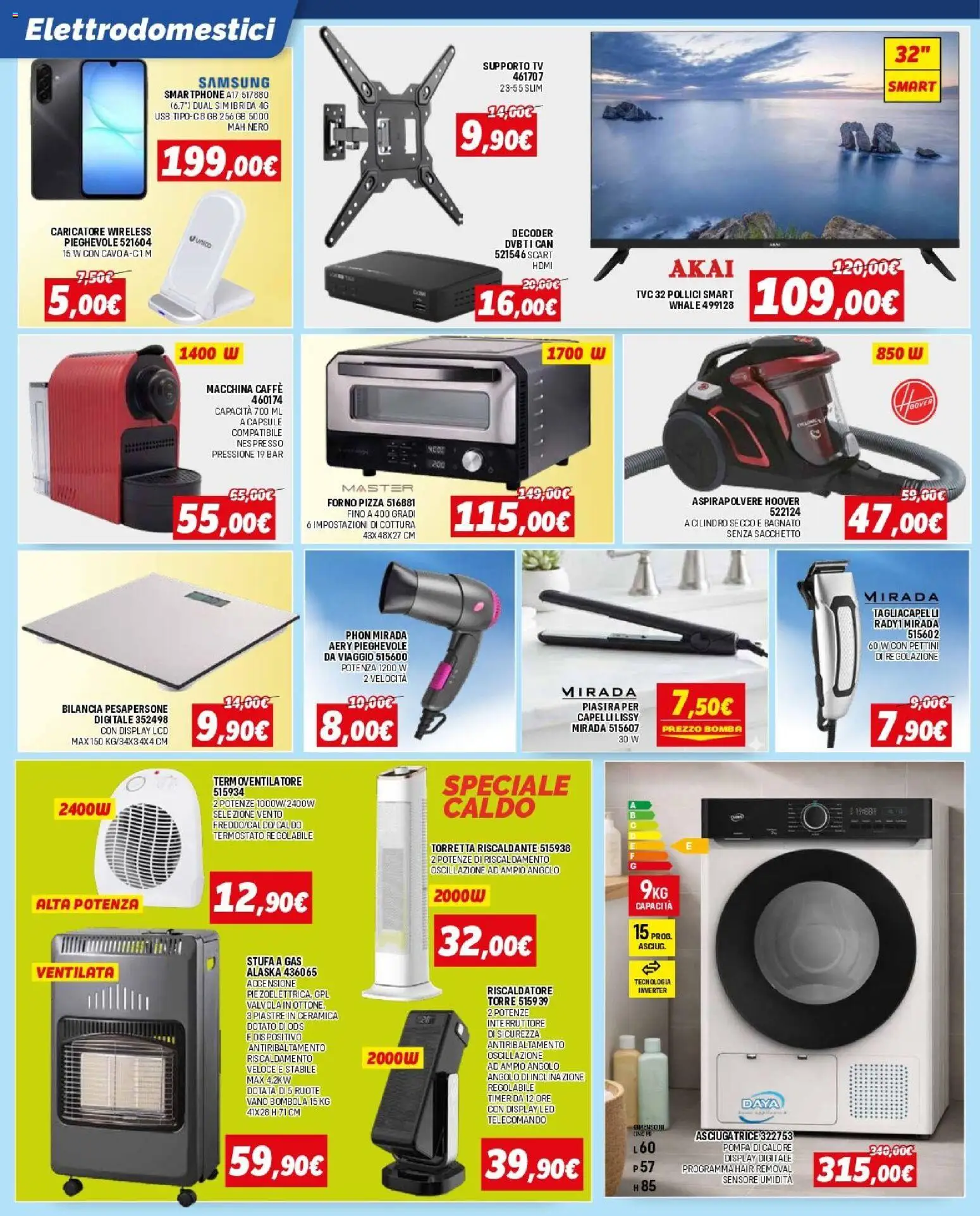 Volantino Orizzonte del 12.02.2026 | Pagina: 8 | Prodotti: Telecomando, Decoder, Aspirapolvere, Samsung