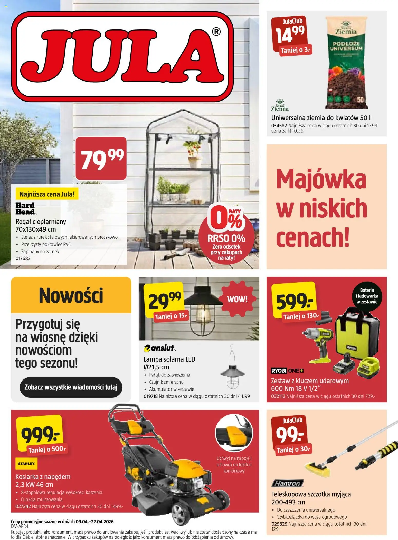 Jula - Gazetka od 09.04.2026 | Strona: 1